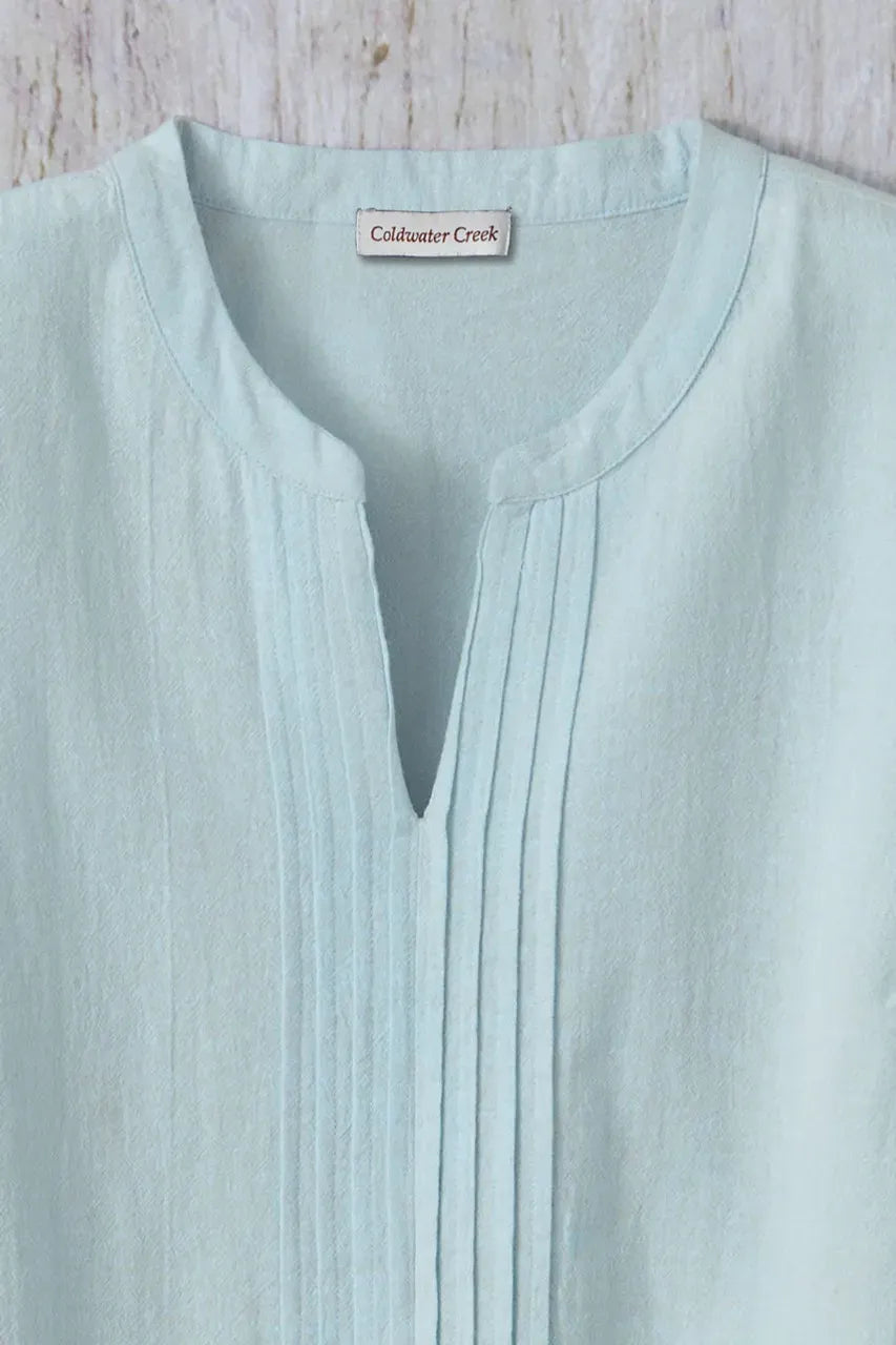 Summer Light Pintuck Top