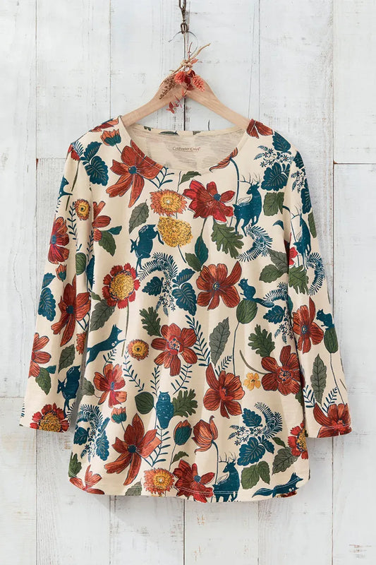 Printed Woodland Tee