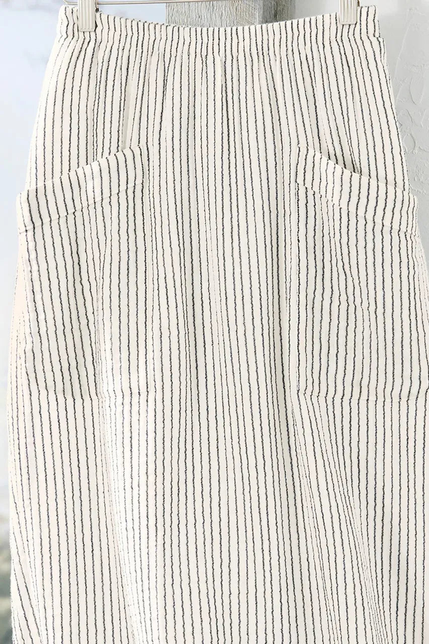 Striped Gauze Skirt