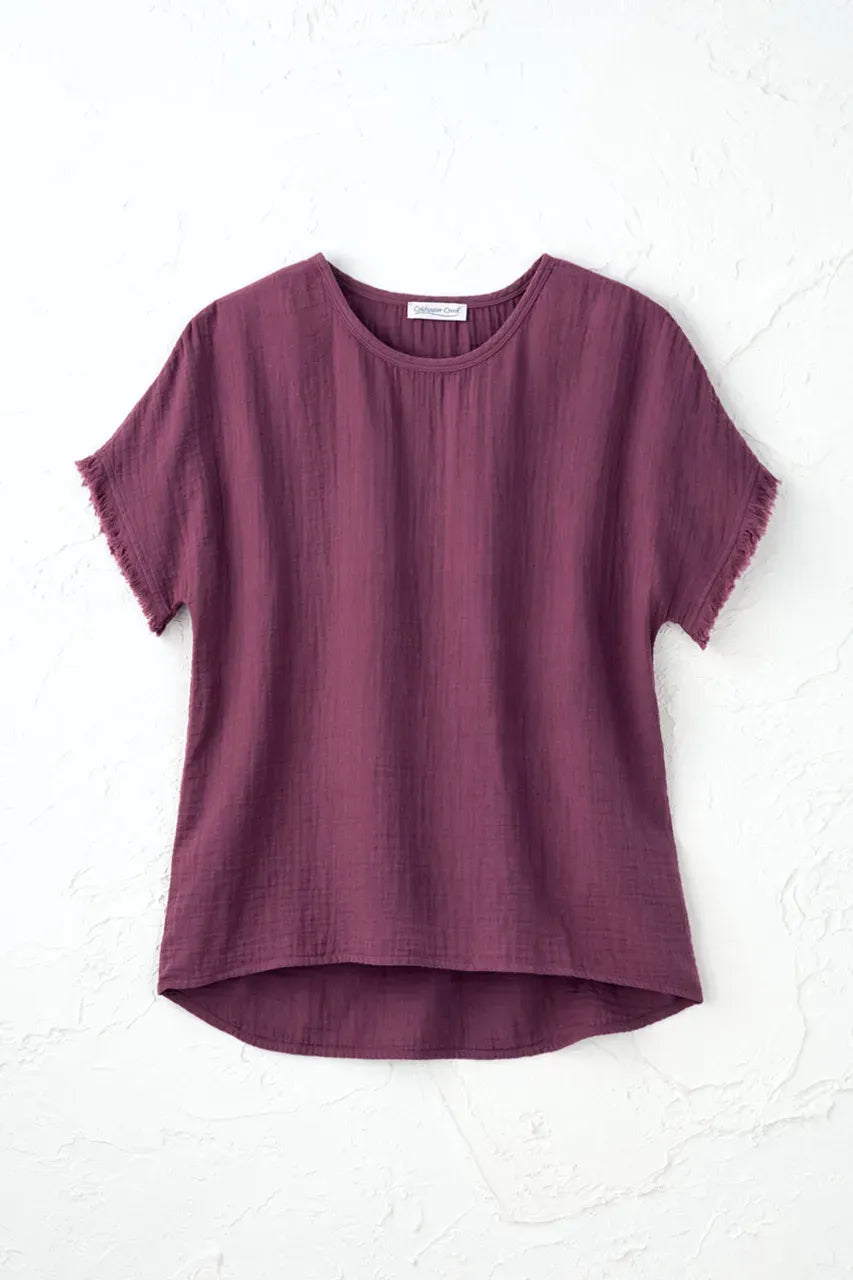 Summer Breeze Gauze Dolman Top