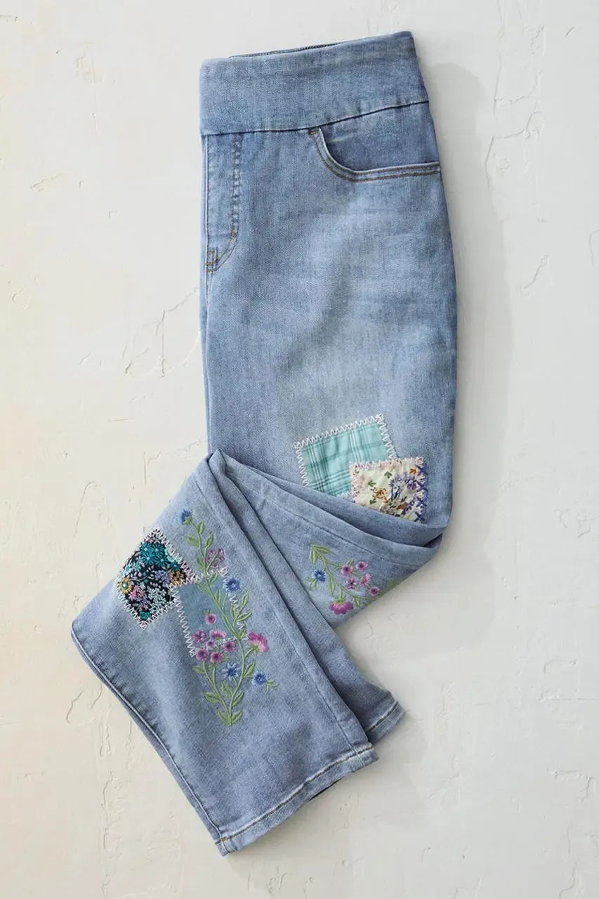 Petals & Patches Jeans