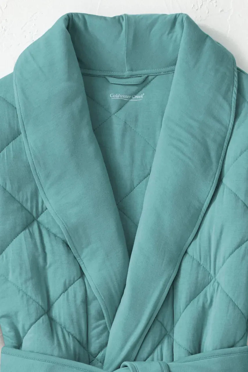 Quilted Jersey Robe