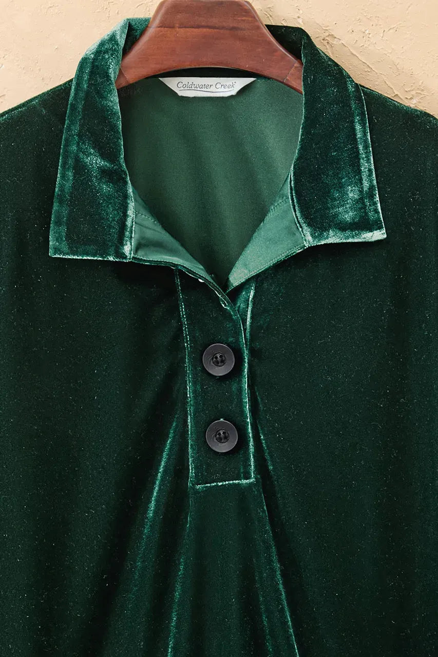 Velvet Popover Tunic