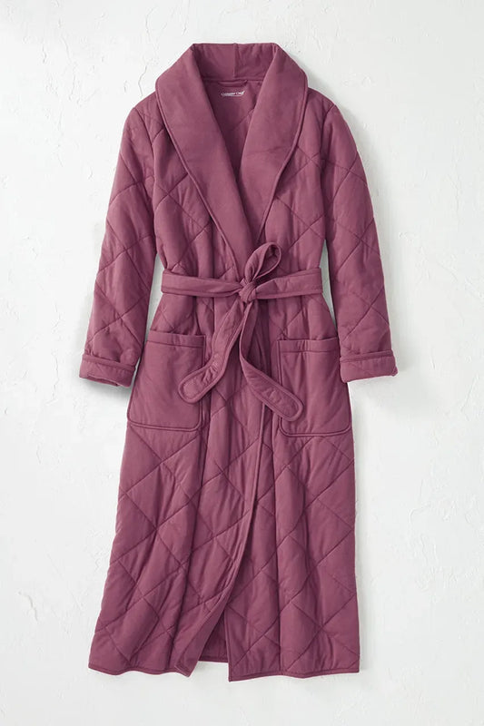 Quilted Jersey Robe