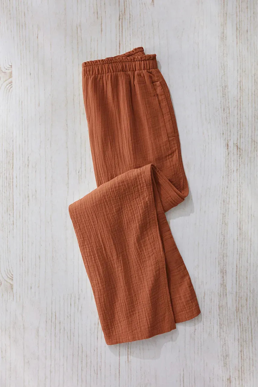 Summer Breeze Gauze Pull-On Pants